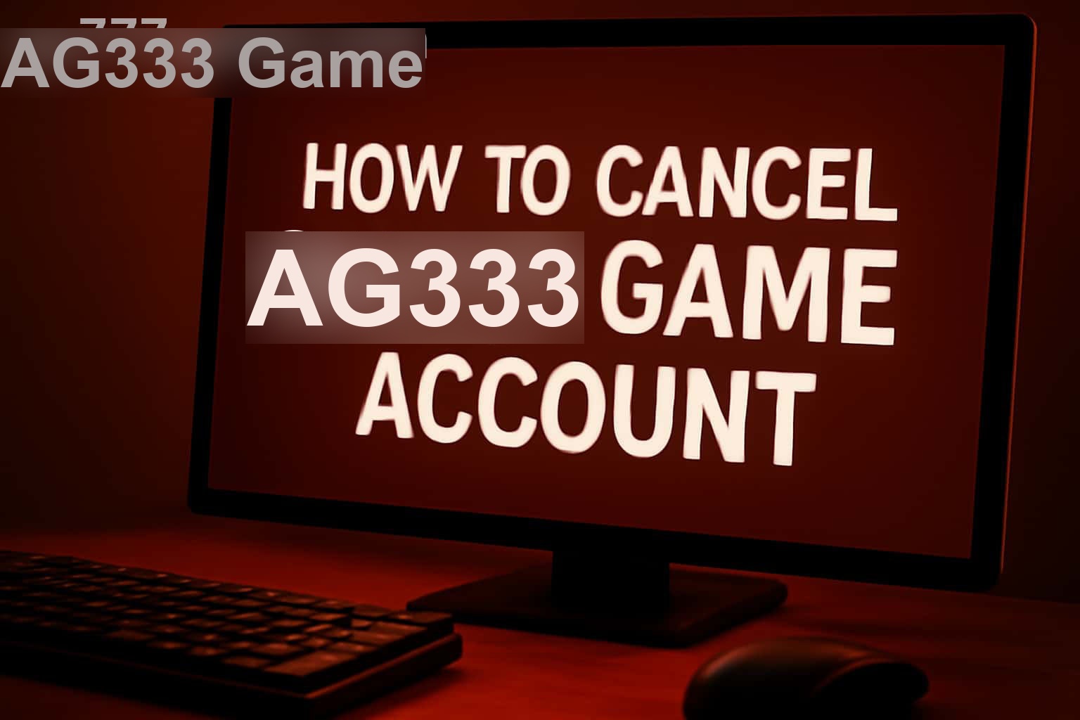 How to Close a AG333 Game Account: Step-by-Step Guide