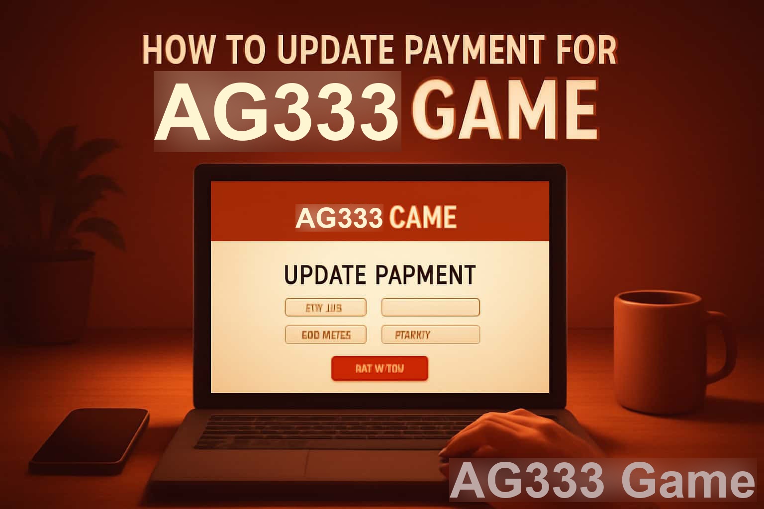Update AG333 Game Payment Details Safely and Correctly
